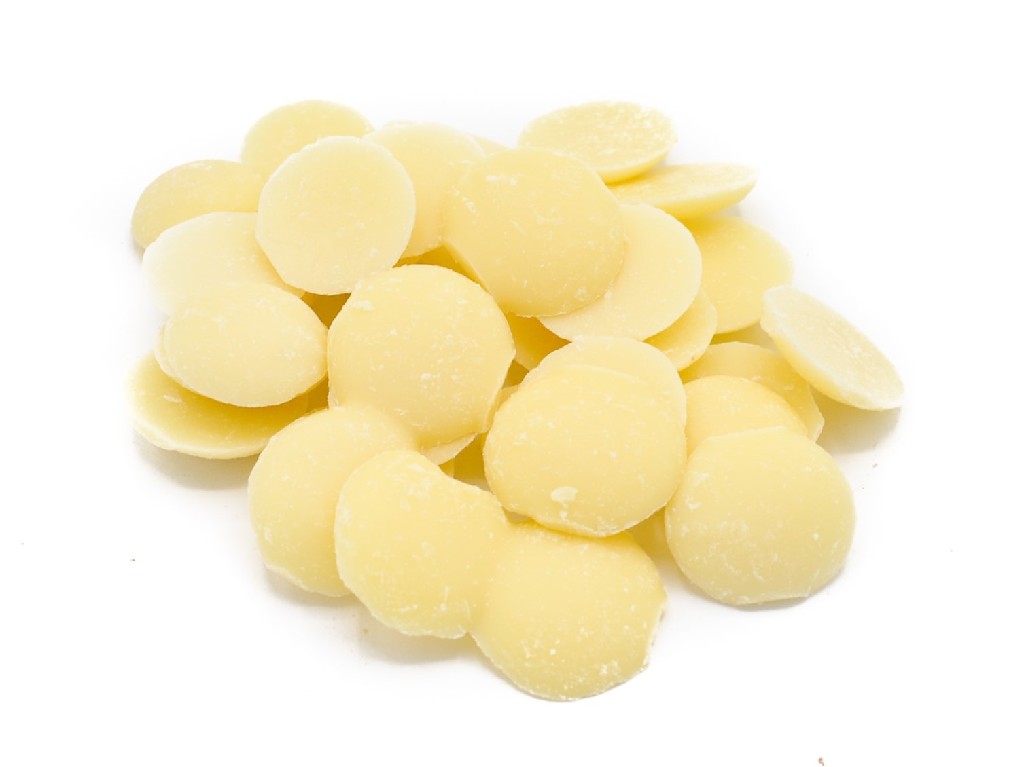 Gotes de xocolata blanca