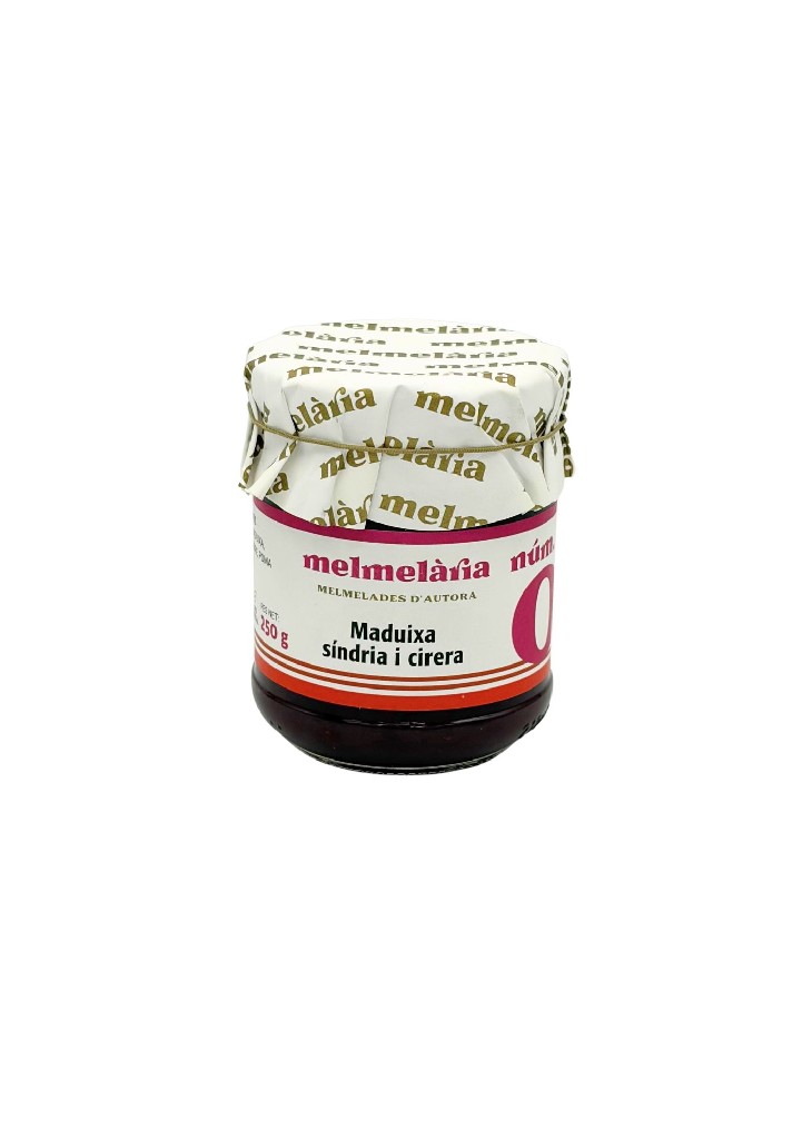 Melmelada de maduixa, síndria i cireres 250g